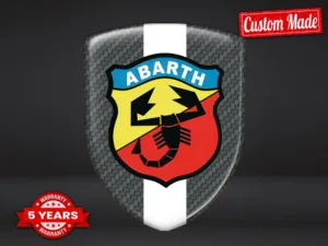 Fiat Abarth Pegatinas Logo Vinilo Pro Máximo Diseño Elegante